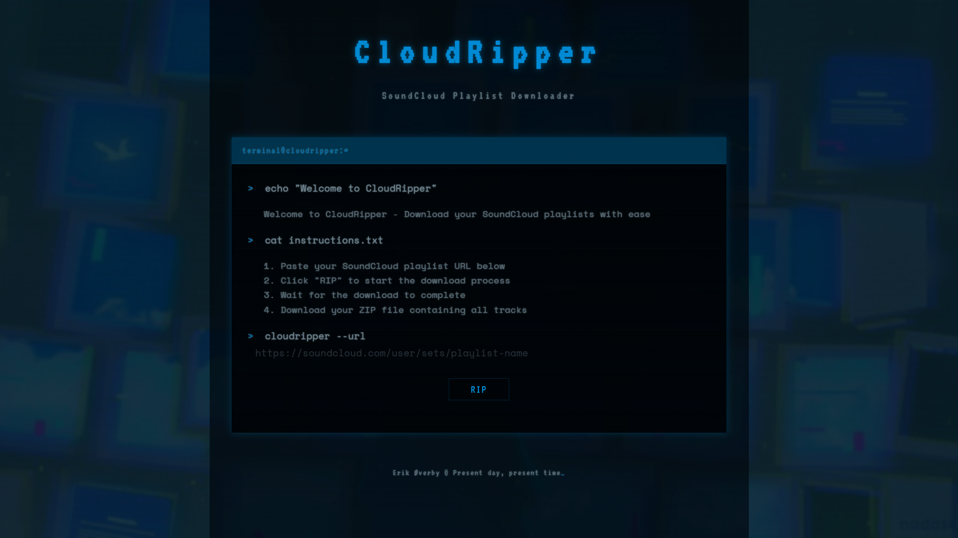 Cloudripper Project